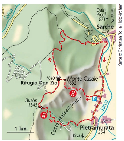 Gardasee Klettersteig Karte